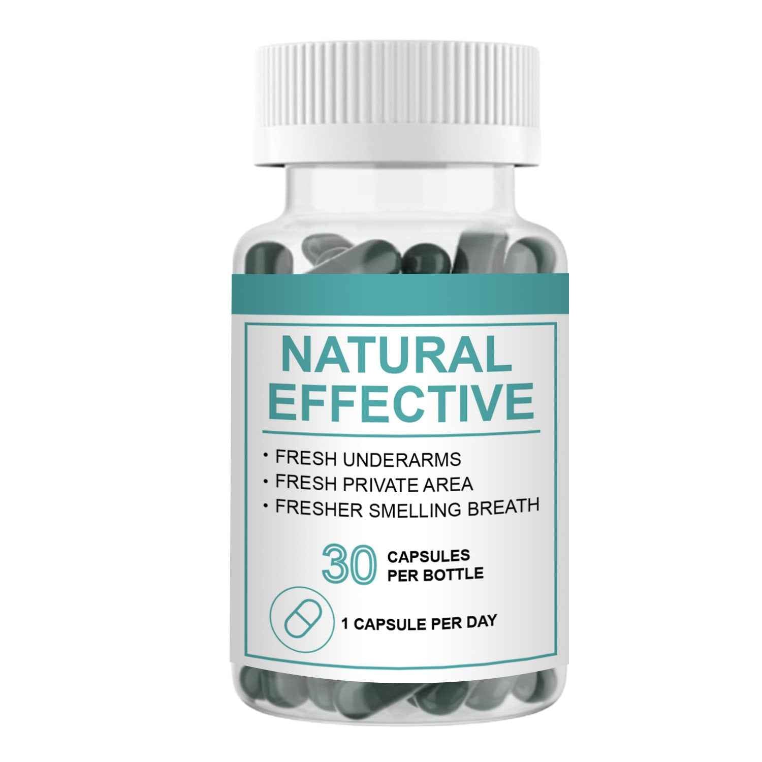 Premium Chlorophyll Capsules | High-Potency Supergreen Antioxidant & Natural Deodorizer | 200mg
