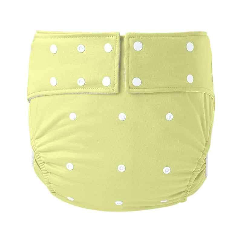 Unisex Reusable Adult Cloth Diaper - Ice Silk Leak-Proof Incontinence Underwear for Elderly