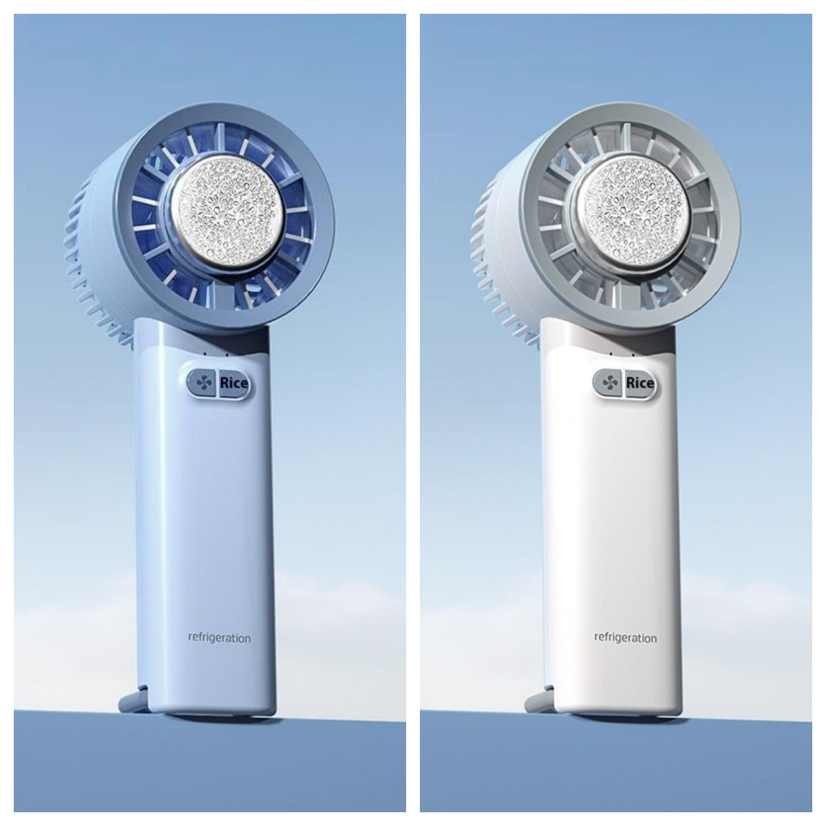Summer Gadget Handheld Turbo Jet Fan Mini Portable Ice Cold Fan Generation Brushless Motor Wind High Speed Duct Fans Blower - Shop NCLC