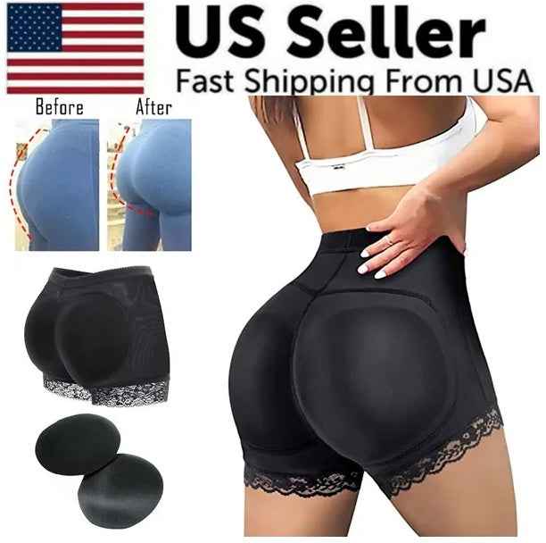Women’s Padded Butt Lifter & Hip Enhancer Panty – Natural Booty Shaper Underwear for Seamless Curves