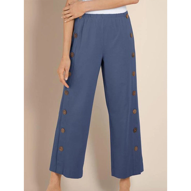 Women's Fashion Casual Solid Color Casual Pants - Shop NCLC