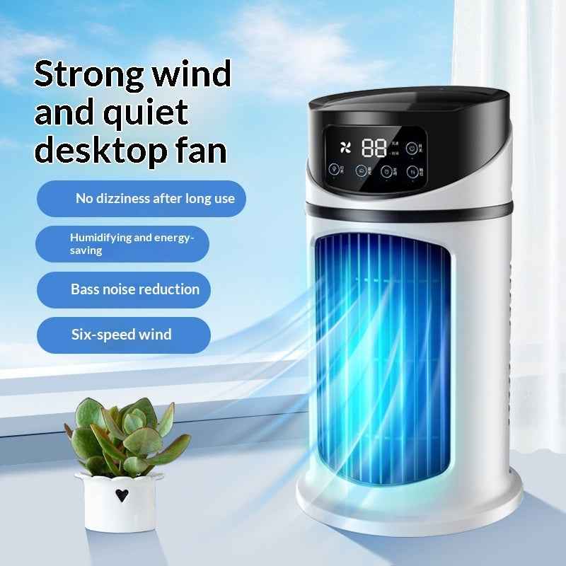 Portable USB Mini Air Conditioner & Desk Cooler Fan