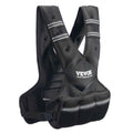 Adjustable Weighted Vest, 20-32lb Weight Vest With 6 Ironsand Weights And Reflective Stripe - Unisex Body Weight Exercise Set For Men & Women - Workout Equipment For Strength Training, Running & Jogging