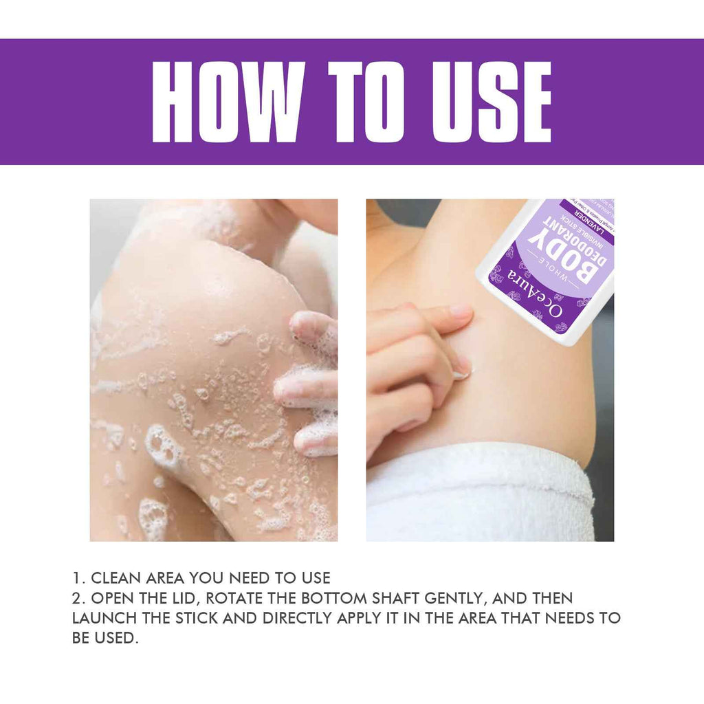 OceAura Lavender Deodorant Stick – Long-Lasting Antiperspirant & Underarm Odor Protection