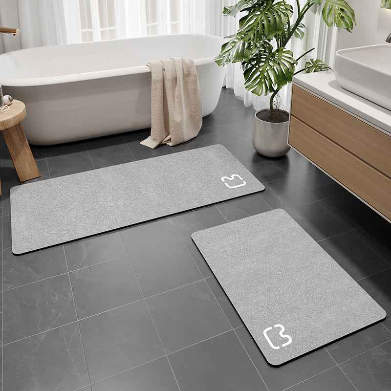 New Diatomaceous Earth Non-Slip Bathroom Floor Mat – Super Absorbent & Quick Drying