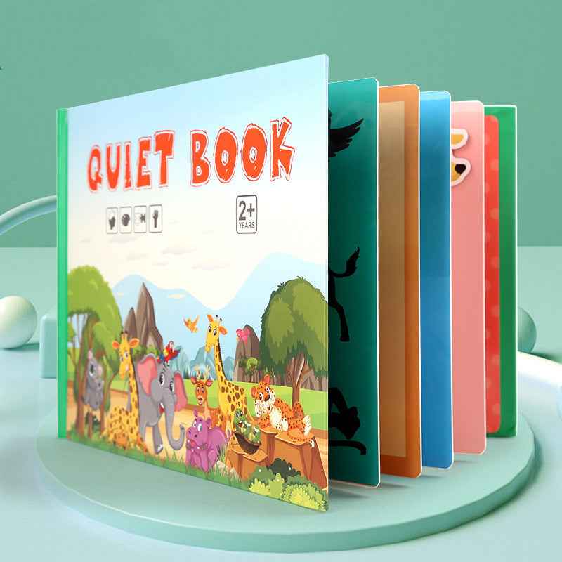 Reusable Sticker Book for Toddlers & Kids – Educational Paste & Play Activity Book for 3-6 Years | Screen-Free Travel Toy