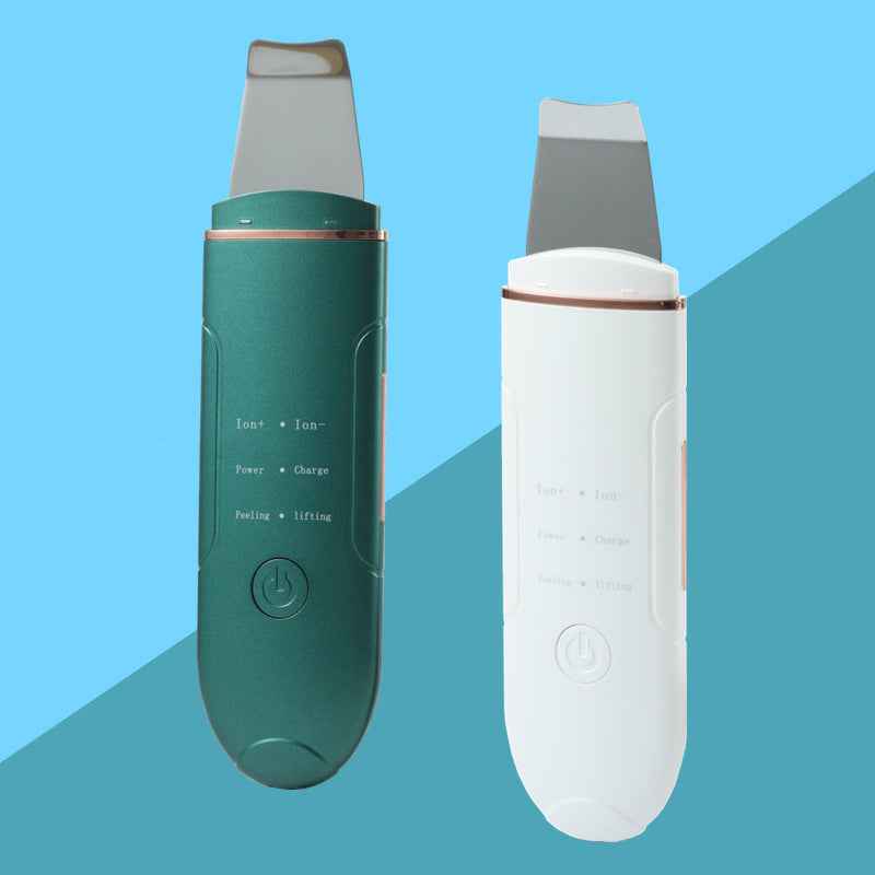 Ultrasonic Skin Scrubber & Facial Spatula | Deep Cleansing & Exfoliating Tool