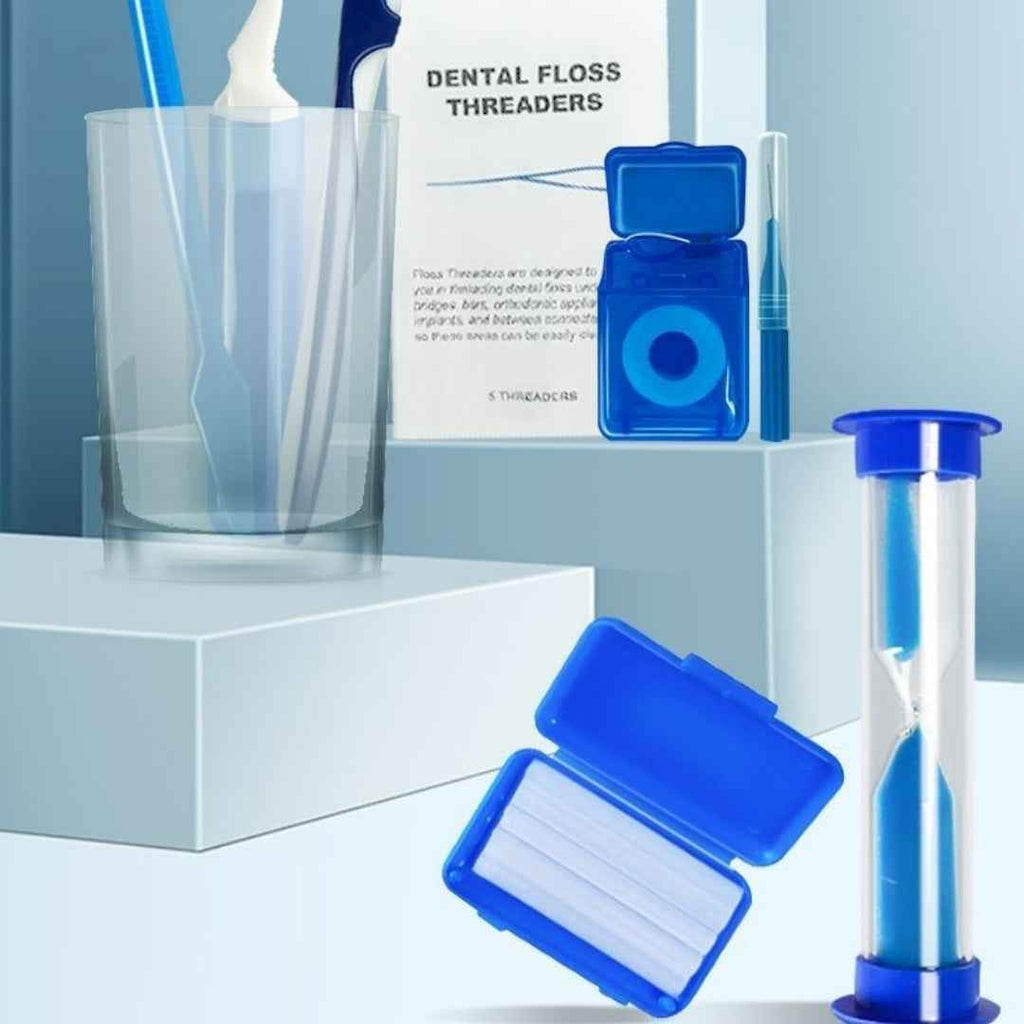 Orthodontic Care Kit - 8-Piece Braces Oral Hygiene & Dental Cleaning Set