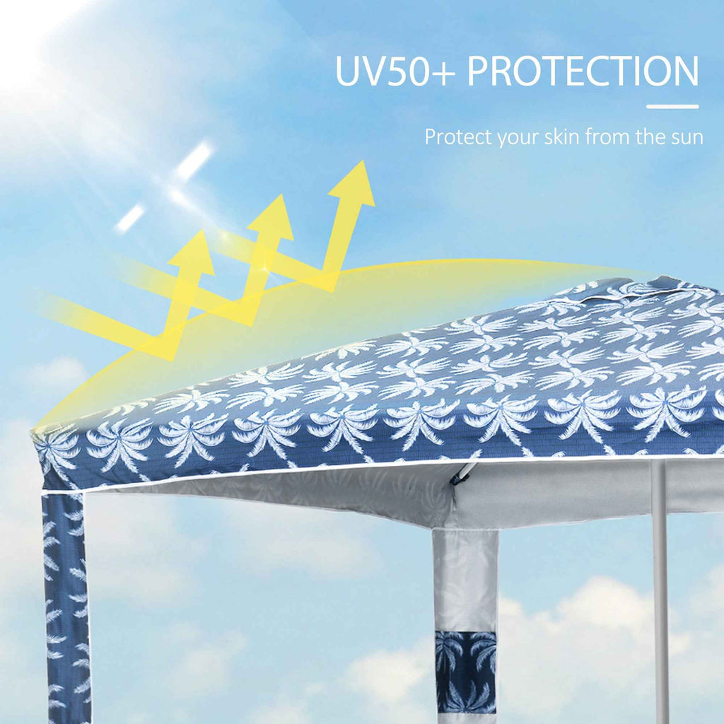 Quick Beach Cabana Canopy Umbrella (6.5 ft)