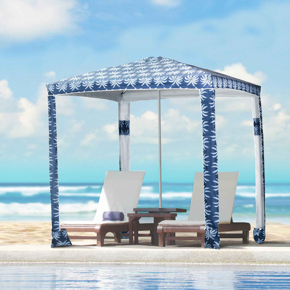 Quick Beach Cabana Canopy Umbrella (6.5 ft)