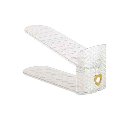 Adjustable Shoe Cabinet Shoe Storage Plastic Double-layer Shoe Rack