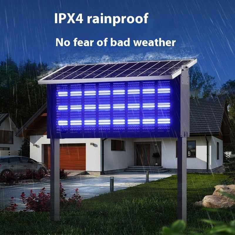 10W / 20W /40W- Solar Mosquito Bug Zapper Lamp Outdoor Waterproof Engineering, Rechargeable Mosquito Zapper with Solar Panel Sensor, Auto ON/Off,  Solar Powered Bug Zapper, Cordless Insect Zap for Patio Yard Garden