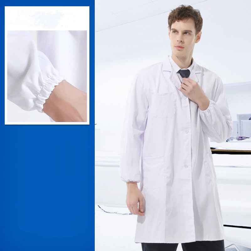 Professional Medical Lab Coat | Men's & Women's White Doctor Coat | Long & Short Sleeve Options