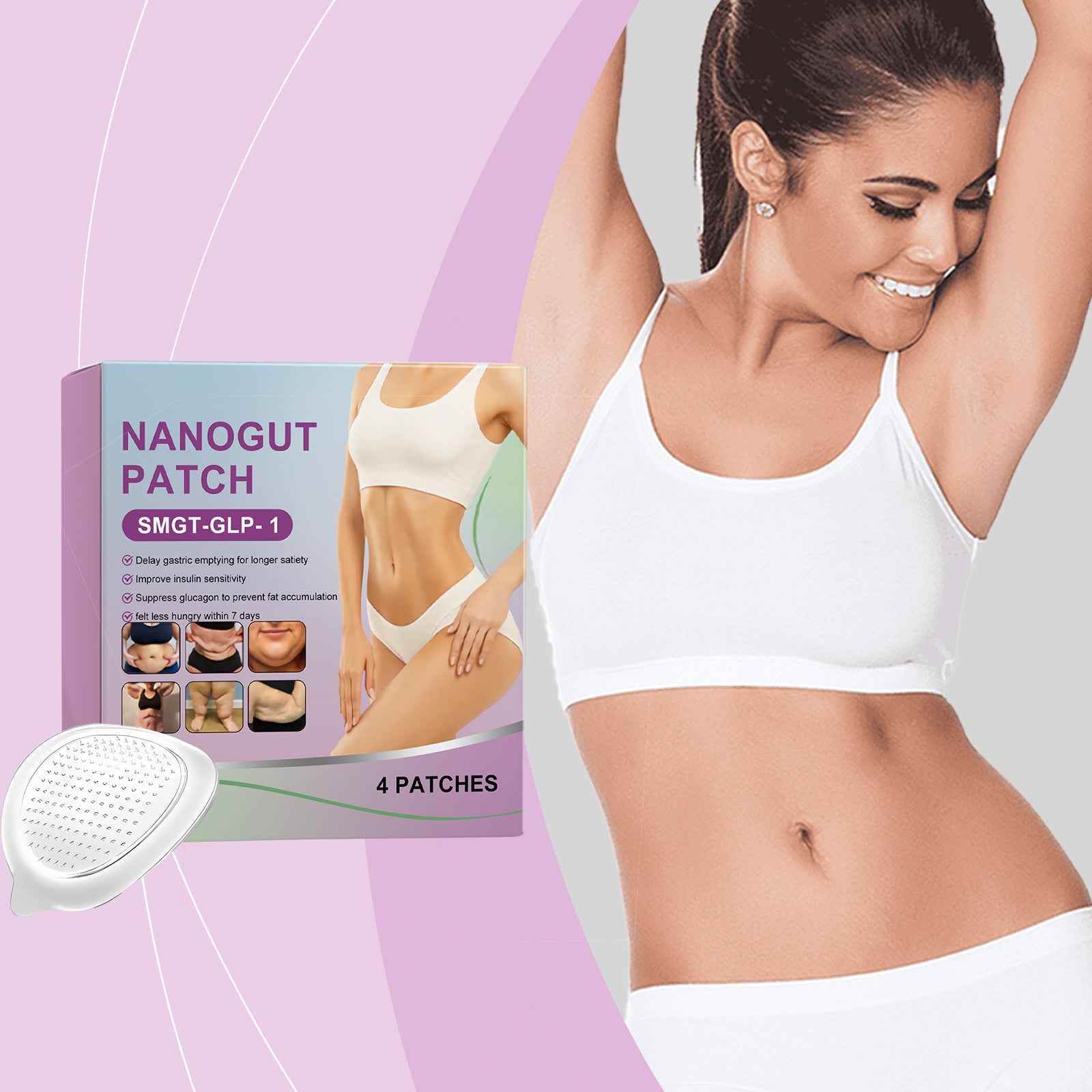 Body Slimming Adhesive Bandage Light Body Display