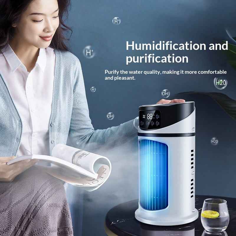 Portable USB Mini Air Conditioner & Desk Cooler Fan