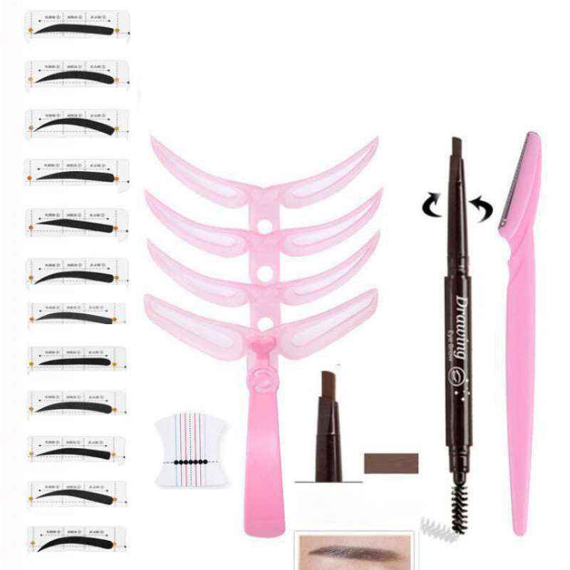 Professional Eyebrow Stencil & Guide Kit | Perfect Brows