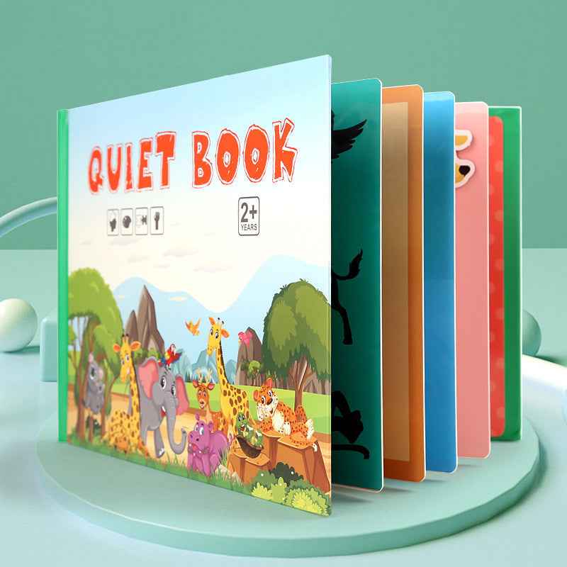 Reusable Sticker Book for Toddlers & Kids – Educational Paste & Play Activity Book for 3-6 Years | Screen-Free Travel Toy