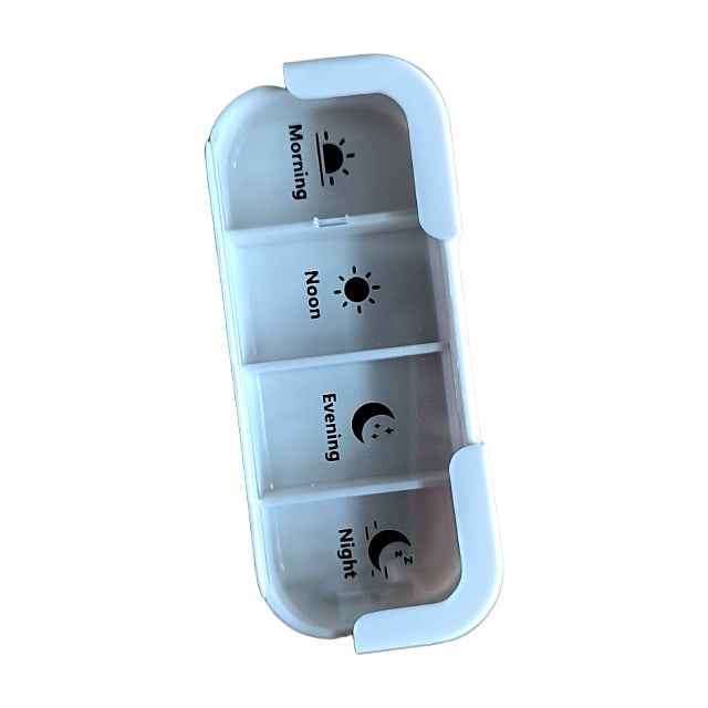 Convenient 28-Compartment Drawer Medicine Box – 7-Day Medication & Vitamin Organizer