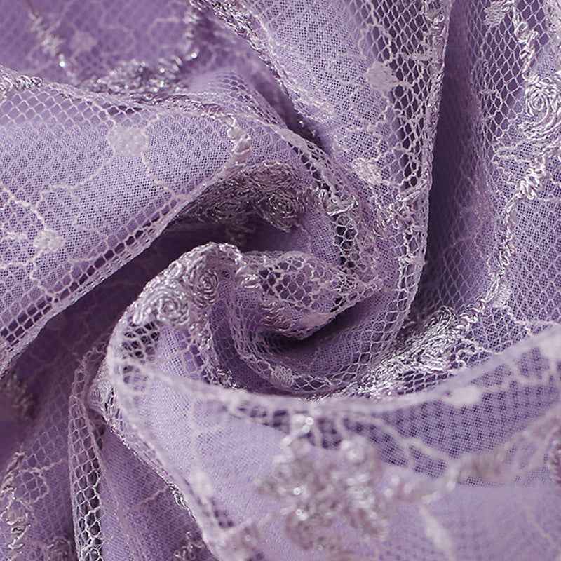 Girls Short-Sleeve Lace Princess Dress