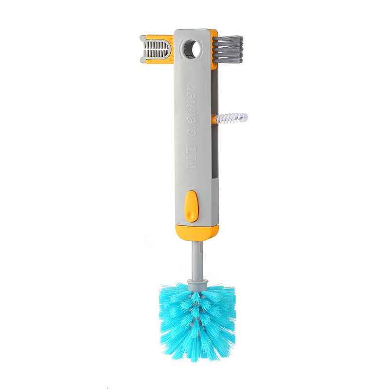 Multifunctional 4-In-1 Cup Lid & Bottle Cleaning Brush | Portable Crevice Detail Cleaner