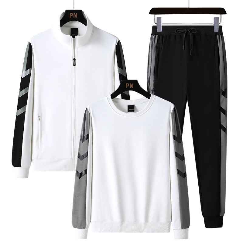 Boys 3-Piece Casual Zip-Up Sports Suit | Comfort Tracksuit Set