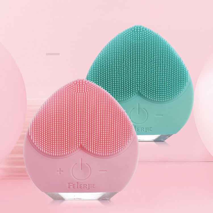 Electric Silicone Facial Cleansing Brush | Waterproof Sonic Skin Scrubber & Massager