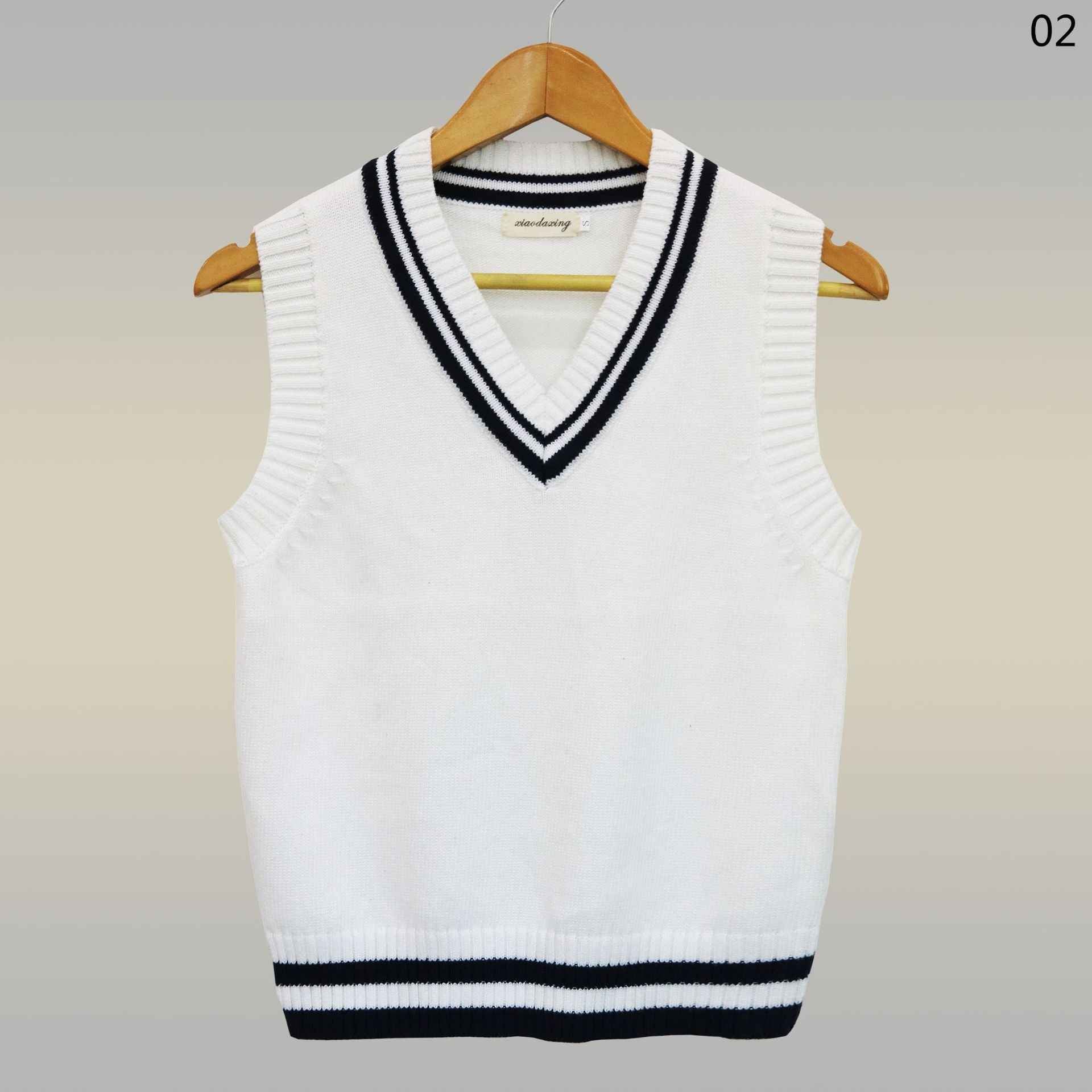Unisex V-Neck School Uniform Sweater Vest | Pill-Resistant Performance Layer