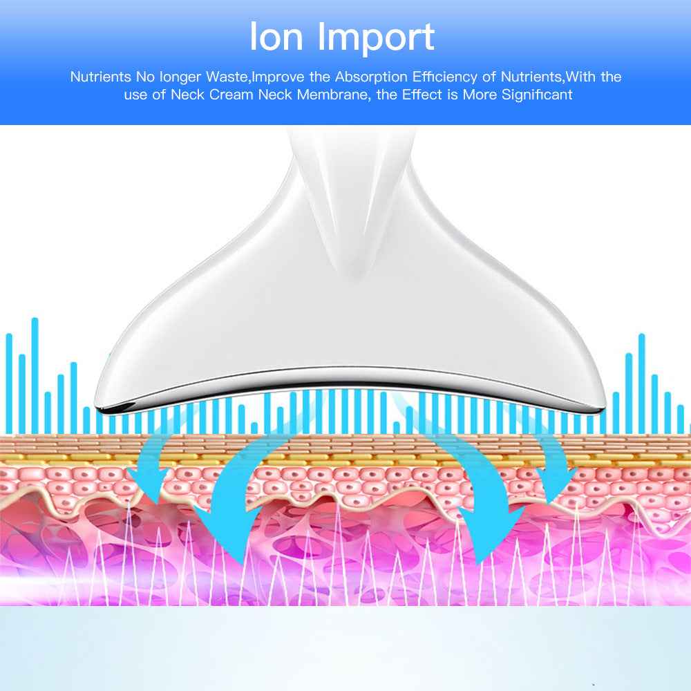 Total Body Skin Tightening and Lifting Device for Neck, Face, Arms, and Legs | Uses 3 LED Light, Vibration, Heat
