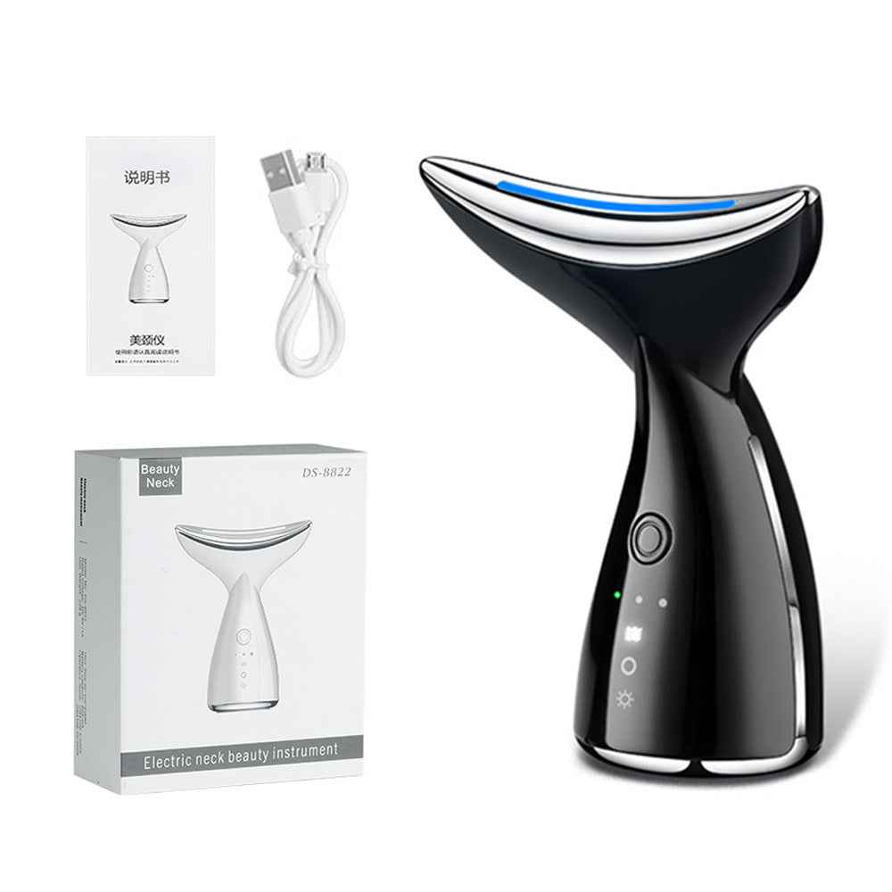 Total Body Skin Tightening and Lifting Device for Neck, Face, Arms, and Legs | Uses 3 LED Light, Vibration, Heat