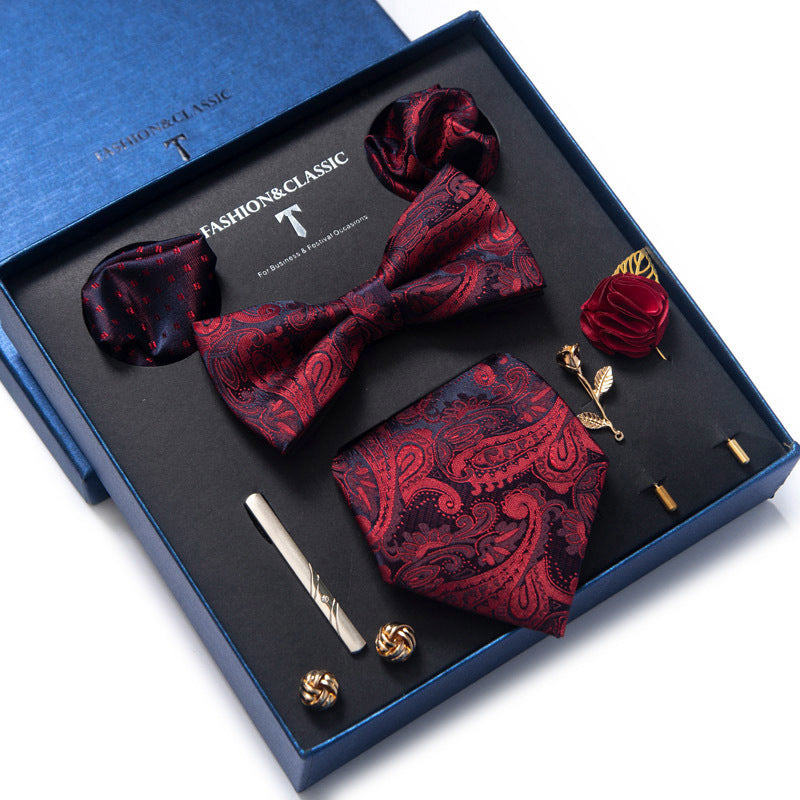 Tie 8-piece Set Formal Suit Men - Shop NCLC