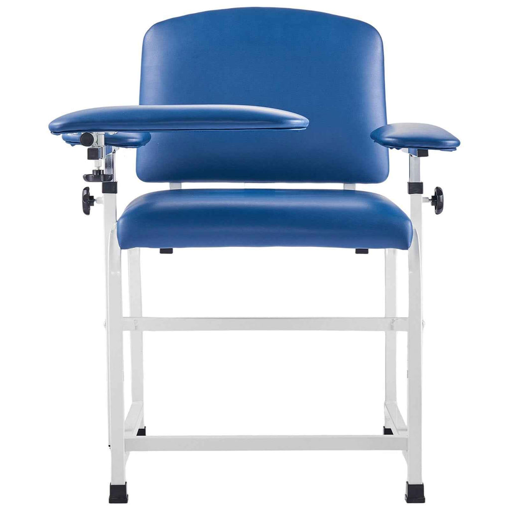 Heavy-Duty Blood Draw Chair with Adjustable Armrests & Flip Arm | Medical Phlebotomy Seating