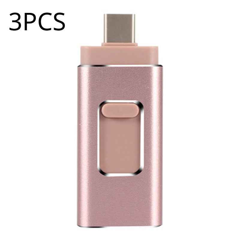 4 in 1 Photo Stick Flash Drive for iPhone, iPad, Android & Type-C Devices