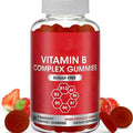 B-Complex Vitamin Gummies, with Methylated B12, Methyl folate & Vitamin C, Energy & Metabolism Support, Vegan, 60 Count