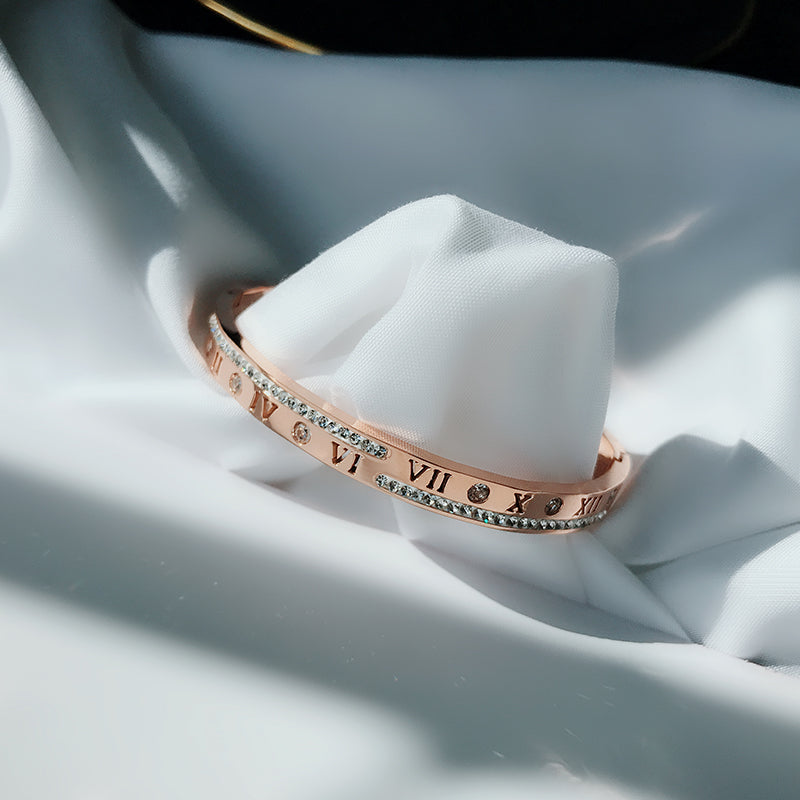 Rose Gold Titanium Steel Bracelet Women's Hand Jewelry - Shop NCLC