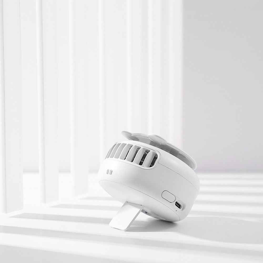 Portable Hanging Mini Silent Fan - USB Rechargeable Hands-Free Wearable Cooling & Neck Fan