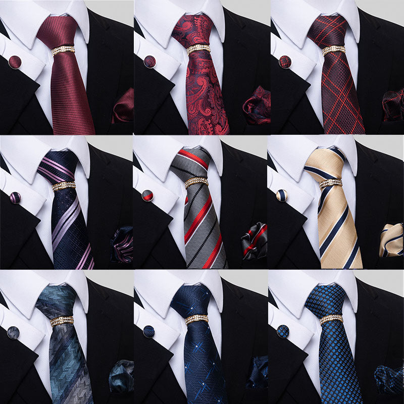 Multi Colored Striped Floral Mens Tie - Shop NCLC