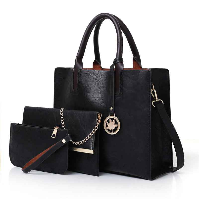 Women Purses Handbags Wallet Sets Shoulder Bags Top Handle Satchel Tote Purse Work Bag Set With Matching Wallet 3pcs