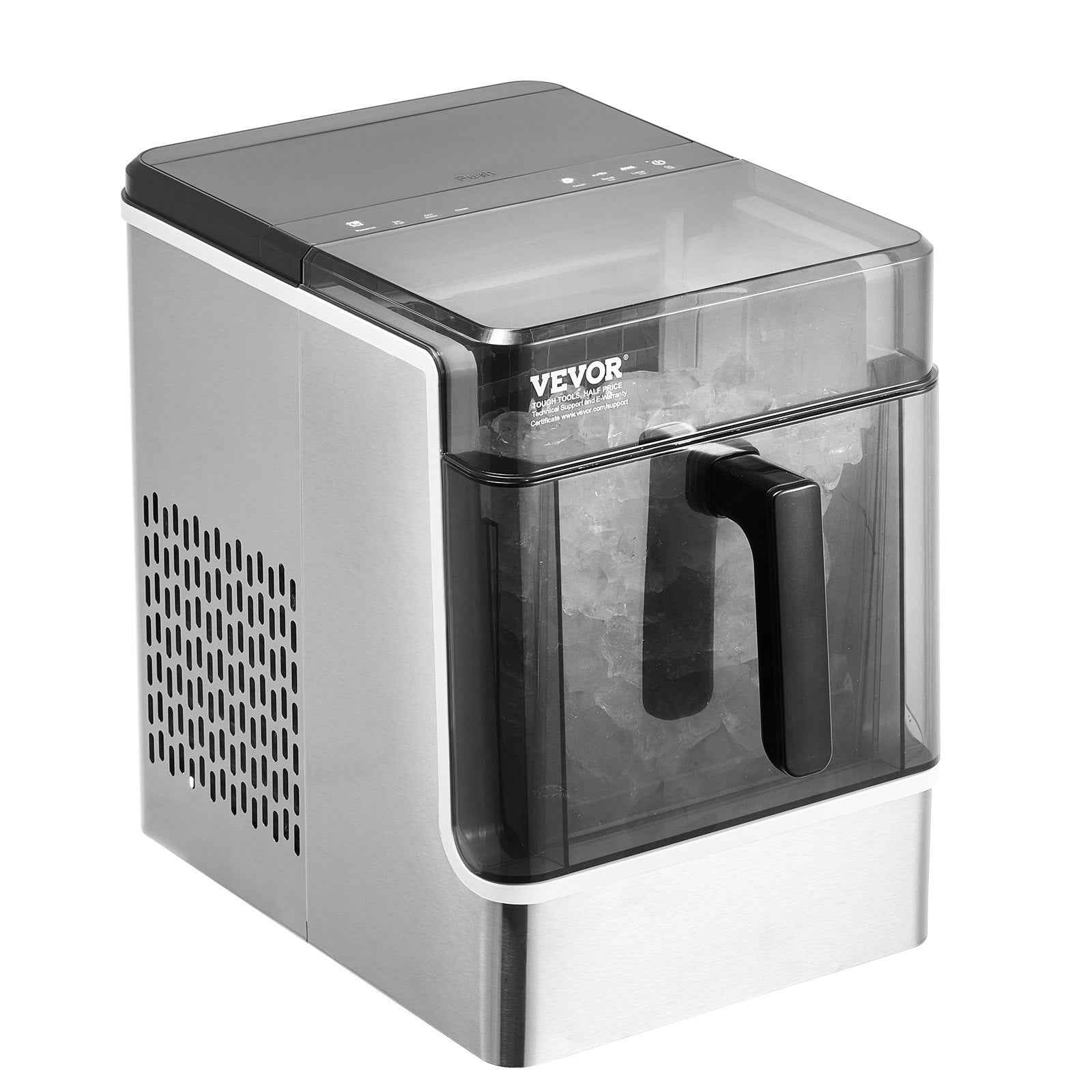 50Lbs/24H Portable Countertop Ice Maker – Self-Cleaning, 3 Cube Sizes